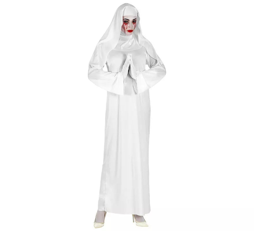 Disfraz de Monja Blanca para mujer
