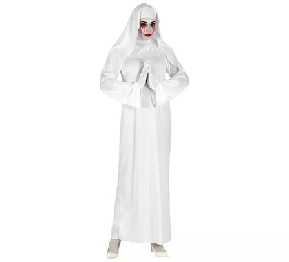 Disfraz de Monja Blanca para mujer