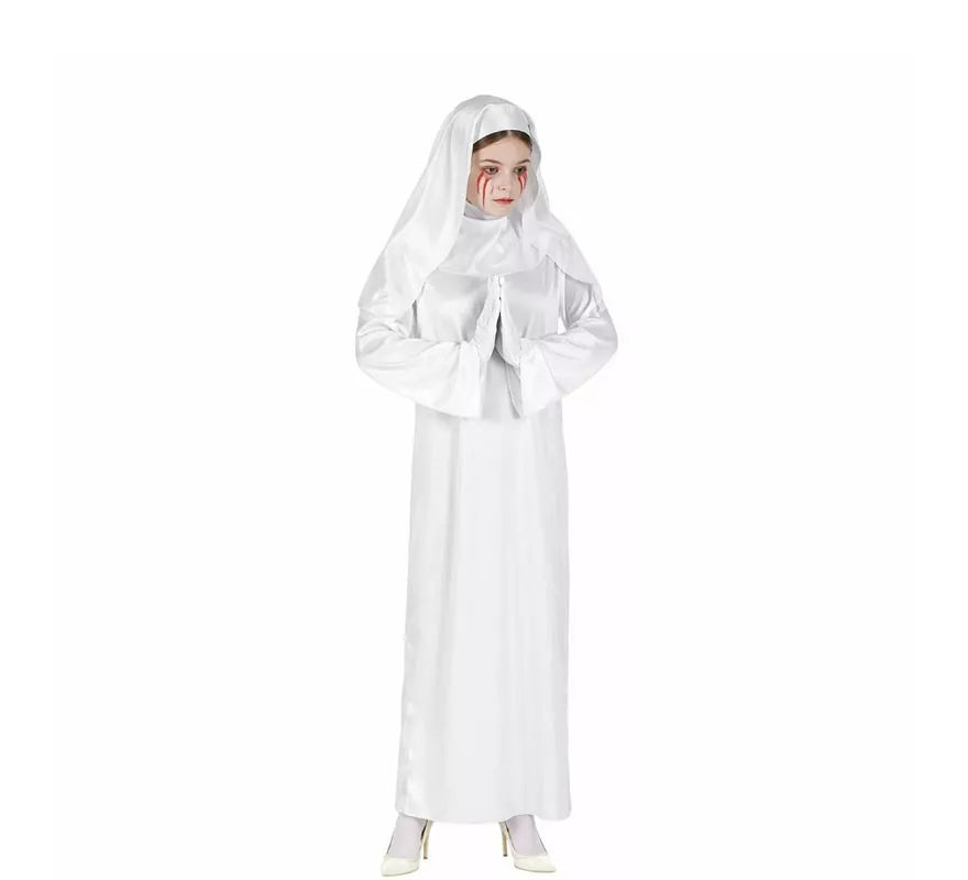 Disfraz de Monja Blanca para mujer