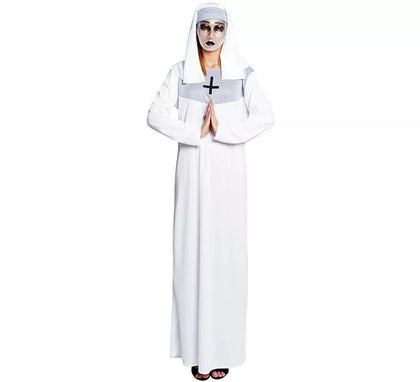 Disfraz de Monja blanca para mujer