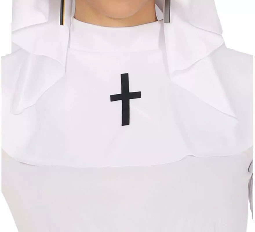 Disfraz de Monja blanca para mujer