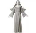 Disfraz de Monja gris para mujer