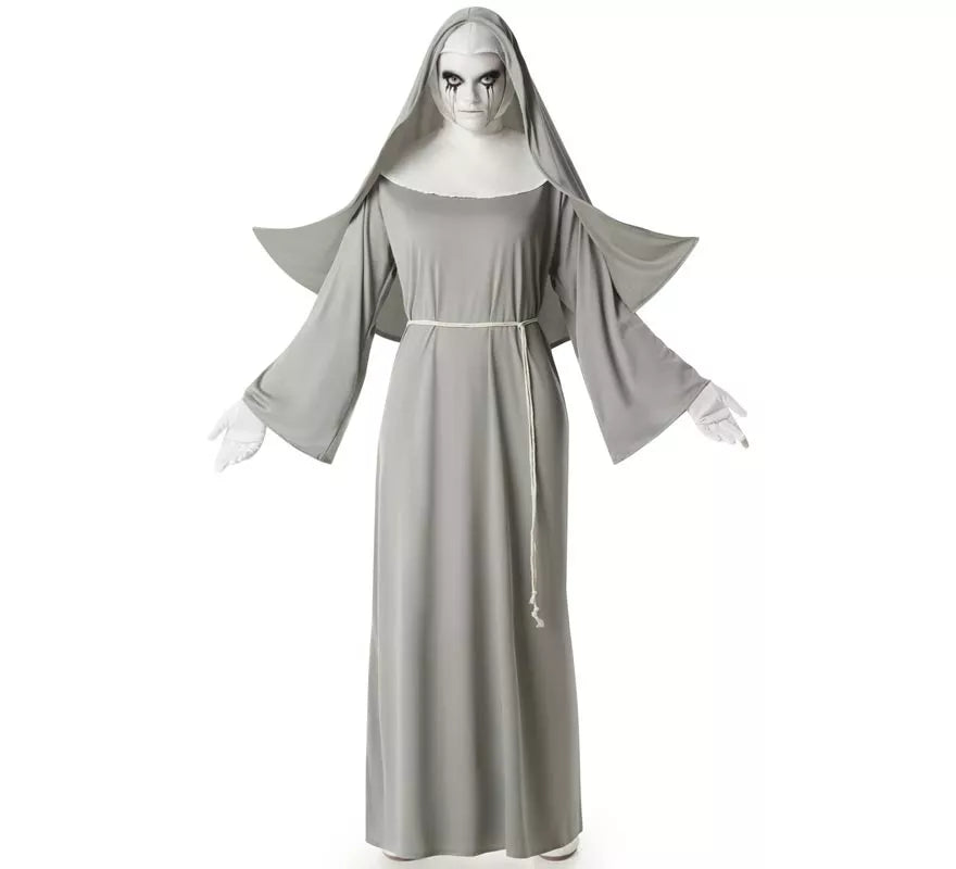 Disfraz de Monja gris para mujer