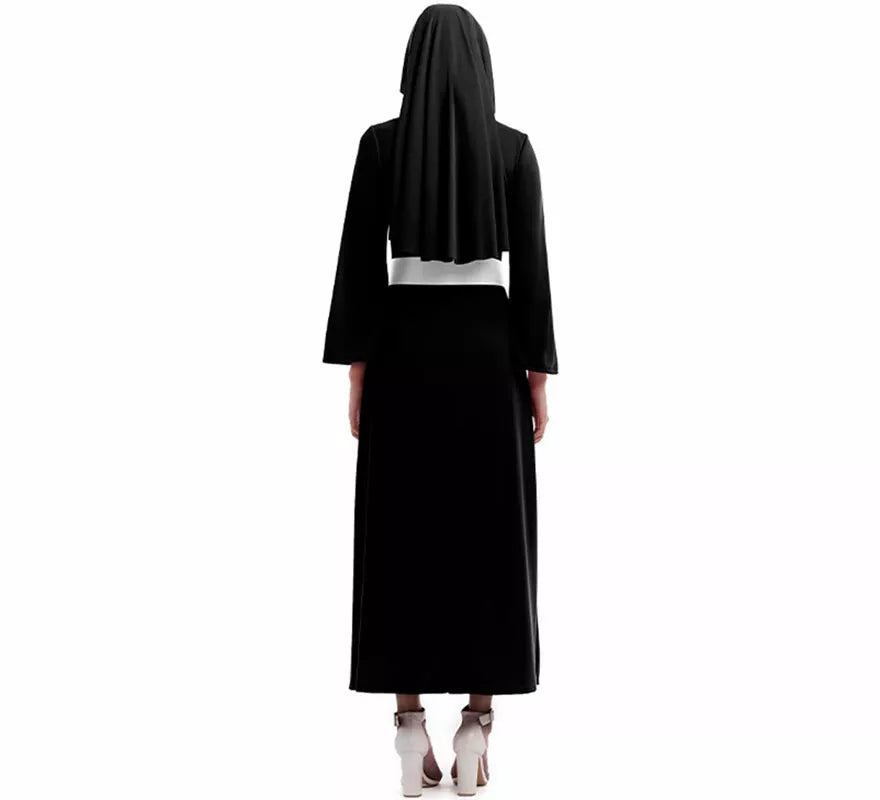 Disfraz de Monja negra para mujer