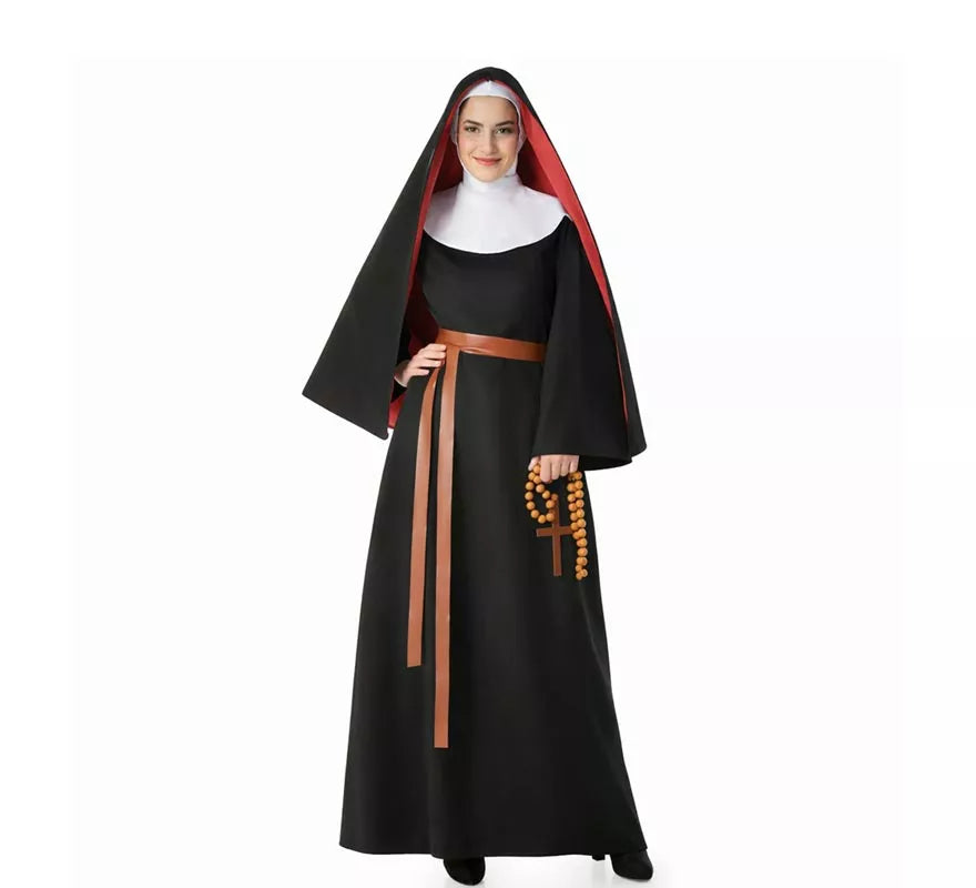 Translation missing: en.Disfraz de Monja negro para mujer