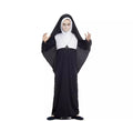 Disfraz de Monja Negro para niña