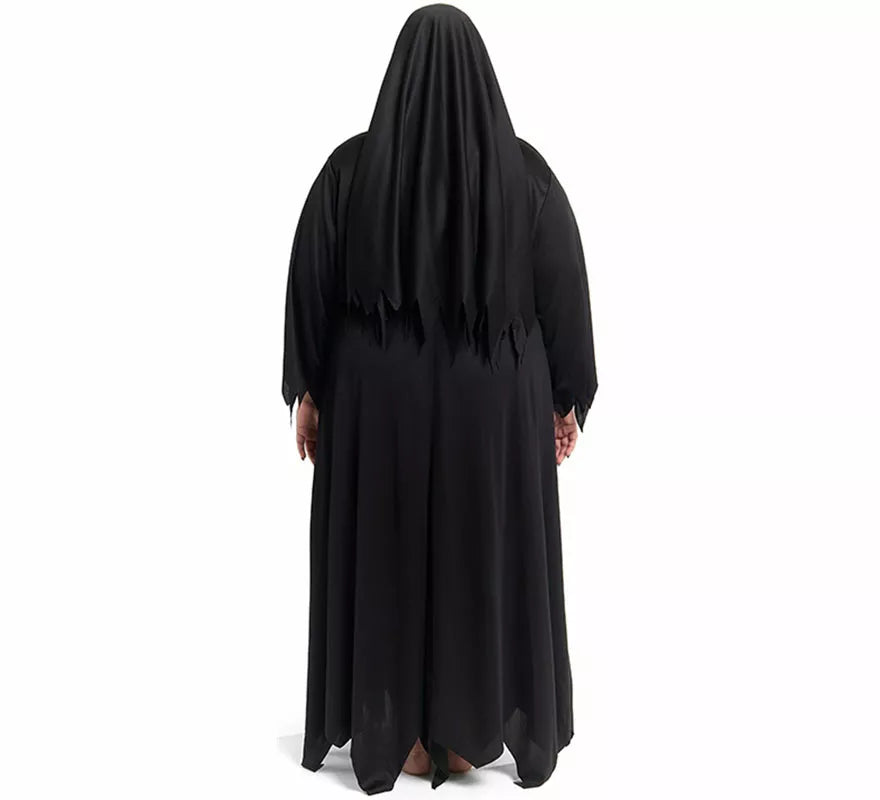 Disfraz de Monja Zombie túnica con picos para mujer