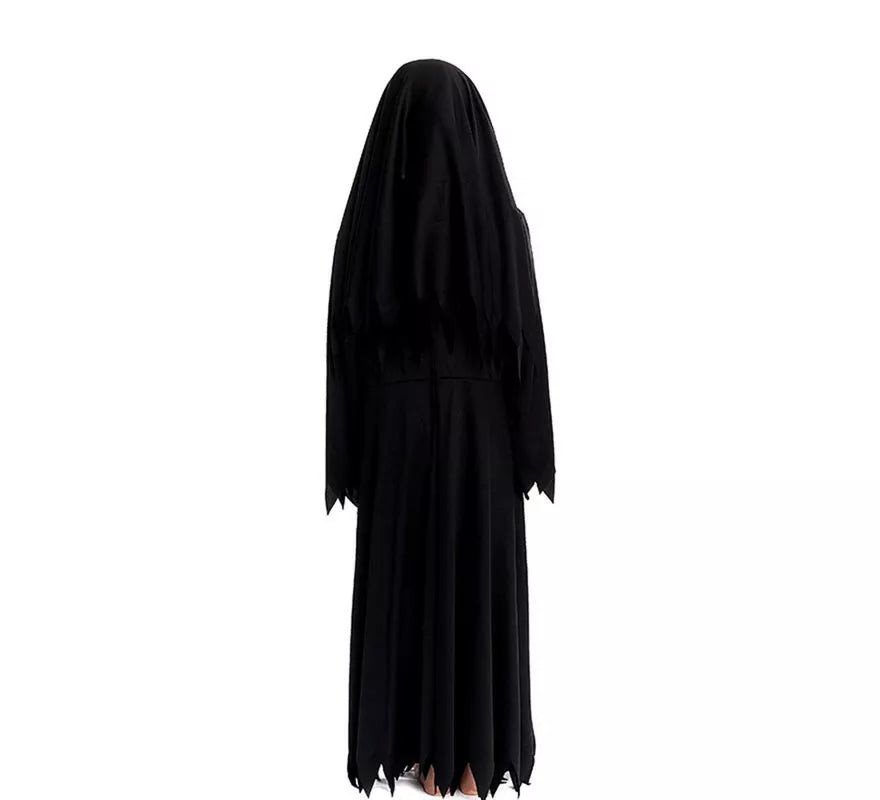 Disfraz de Monja Zombie túnica con picos para niña