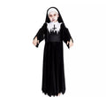 Disfraz de Monja Zombie túnica con picos para niña