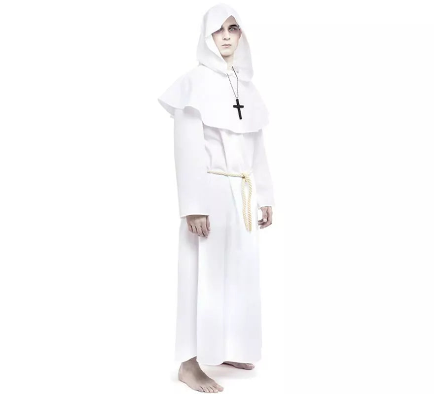 Disfraz de Monje blanco para hombre