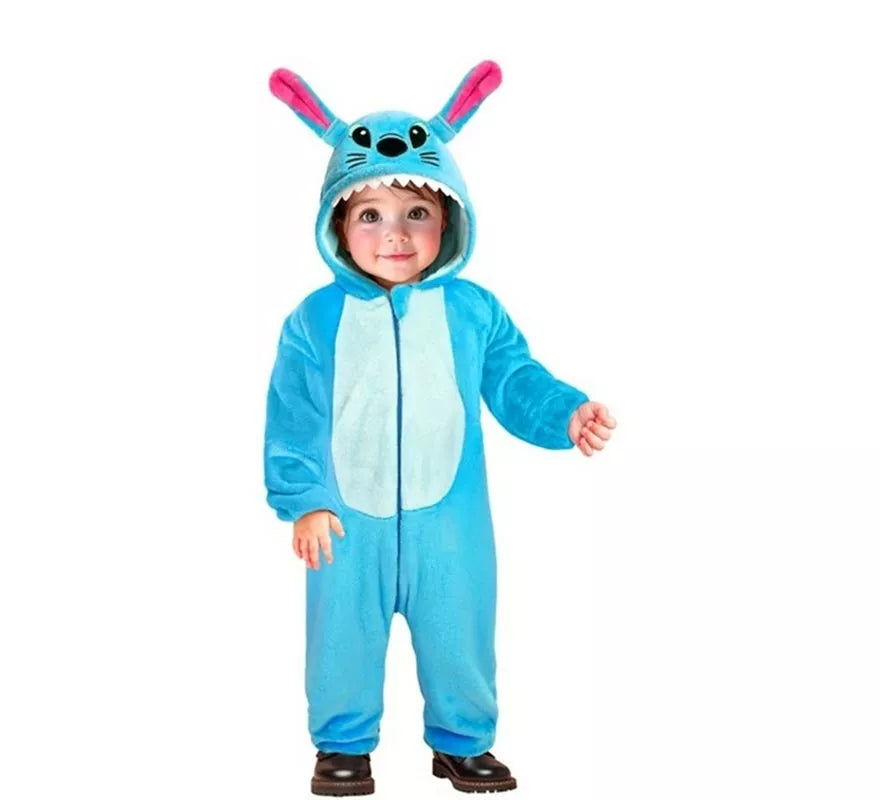 Disfraz de Monstruito azul Suave para niños y bebé