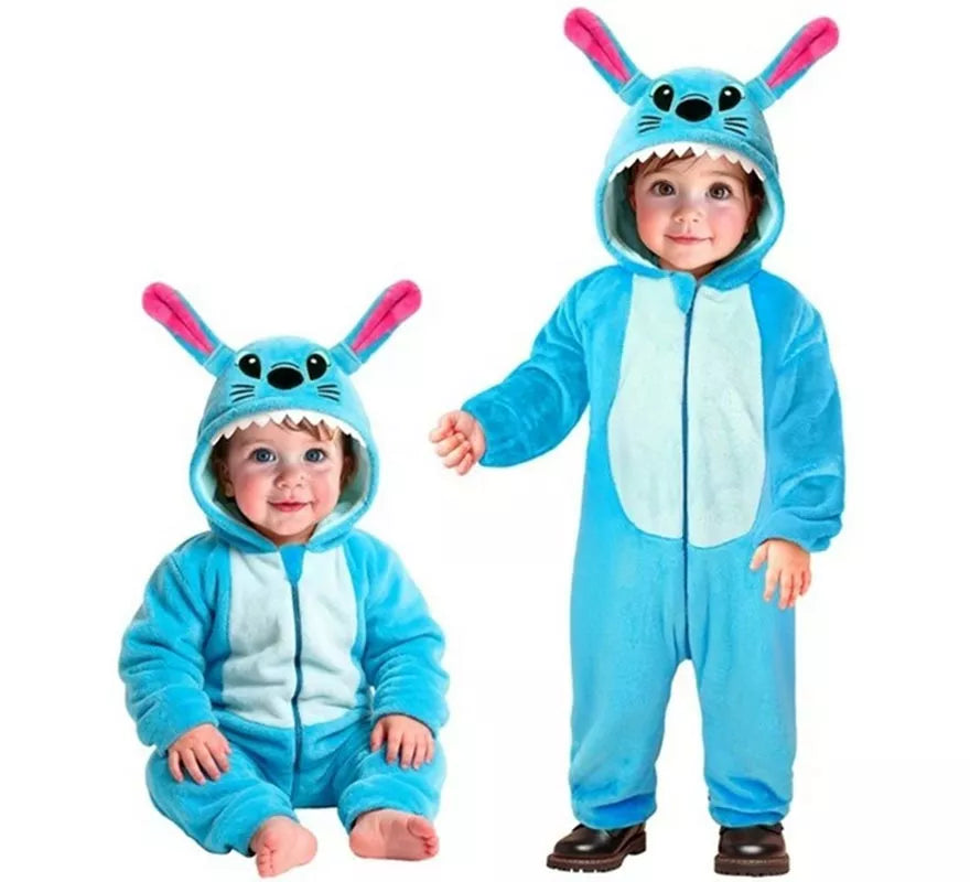 Translation missing: en.Disfraz de Monstruito azul Suave para niños y bebé
