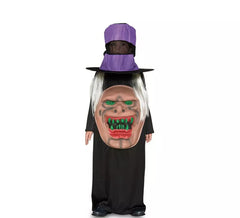 Fato de monstro com chapéu para criança