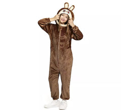 Brown Lulu Monster costume for children