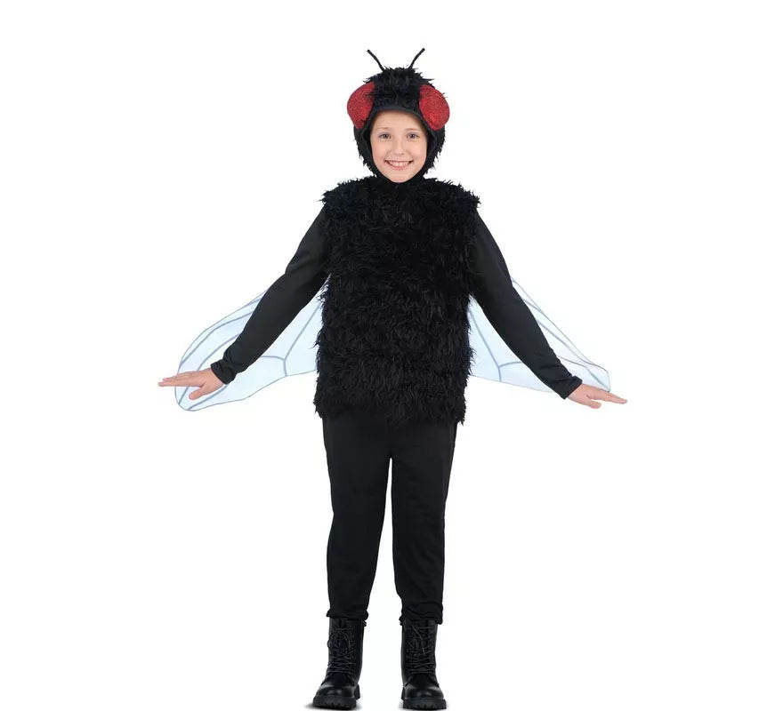Disfraz de Mosca con gorro y alas para niños