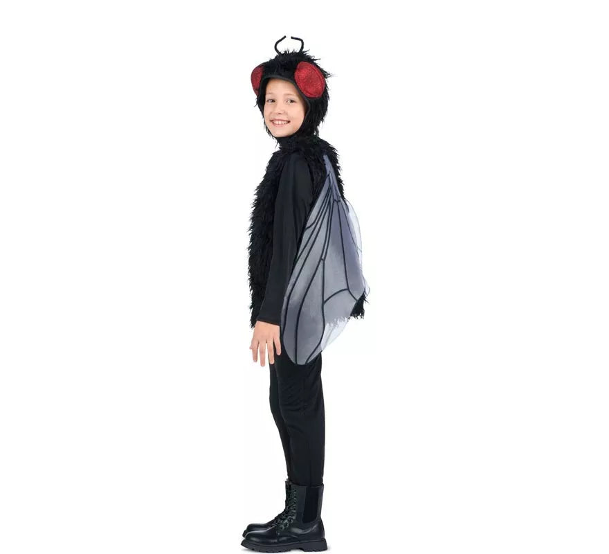 Translation missing: en.Disfraz de Mosca con gorro y alas para niños