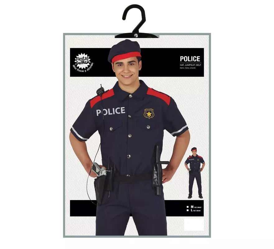 Translation missing: en.Disfraz de Mosso d'Esquadra para hombre
