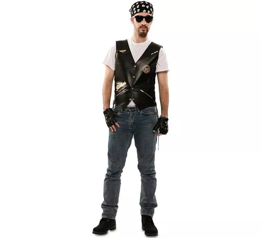 Disfraz de Motero para hombre