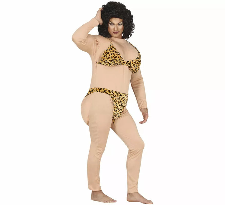 Disfraz de Mujer en Bikini para hombre