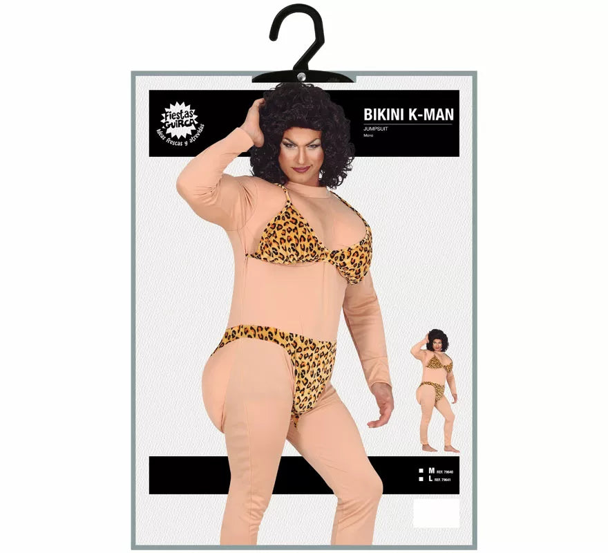 Disfraz de Mujer en Bikini para hombre