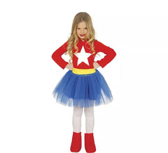 Wonder Woman costume with tutu for girls