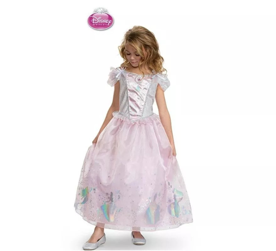 Disfraz de Multi Princesas Deluxe para niña