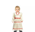 Disfraz de Muñeca con vestido blanca para bebé