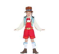 Wooden doll costume for girl