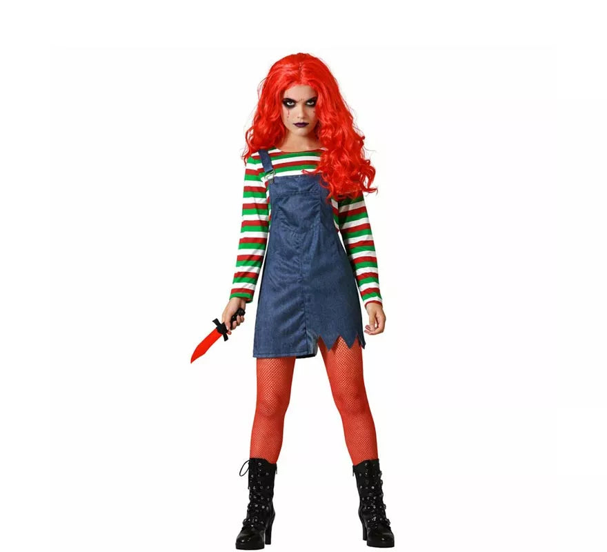 Disfraz de Muñeca Diabólica Multicolor para mujer