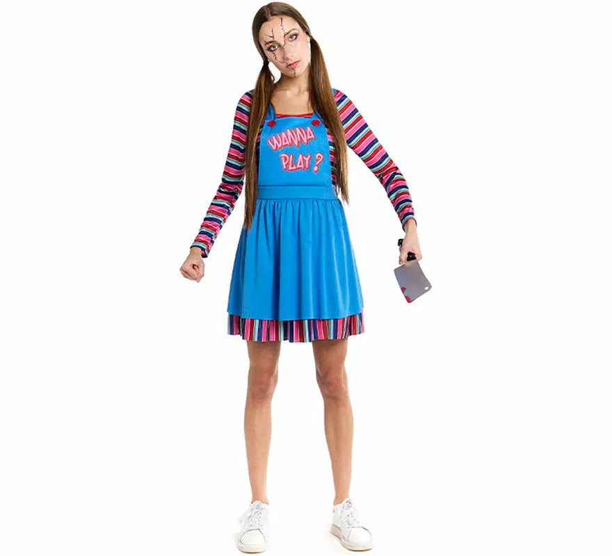 Translation missing: en.Disfraz de Muñeca Diabólica para mujer