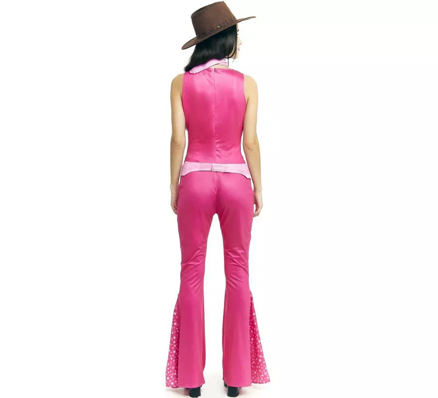 Translation missing: es.Disfraz de Muñeca Famosa Vaquera fucsia para mujer