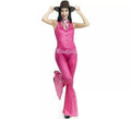 Disfraz de Muñeca Famosa Vaquera fucsia para mujer