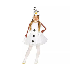 Fantasy Snowman Costume with Tutu for Girl
