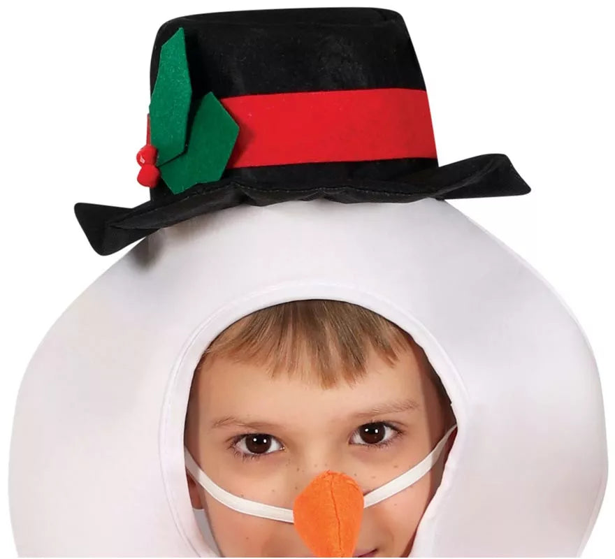 Disfraz de Muñeco de Nieve para niños