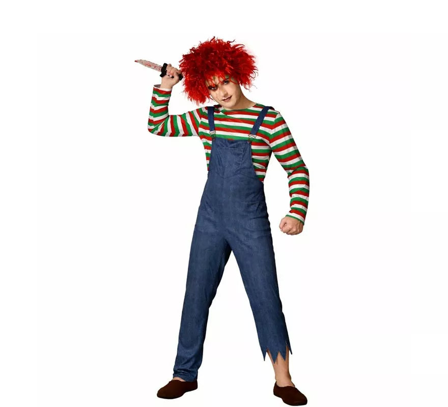 Disfraz de Muñeco Diabólico Multicolor para hombre