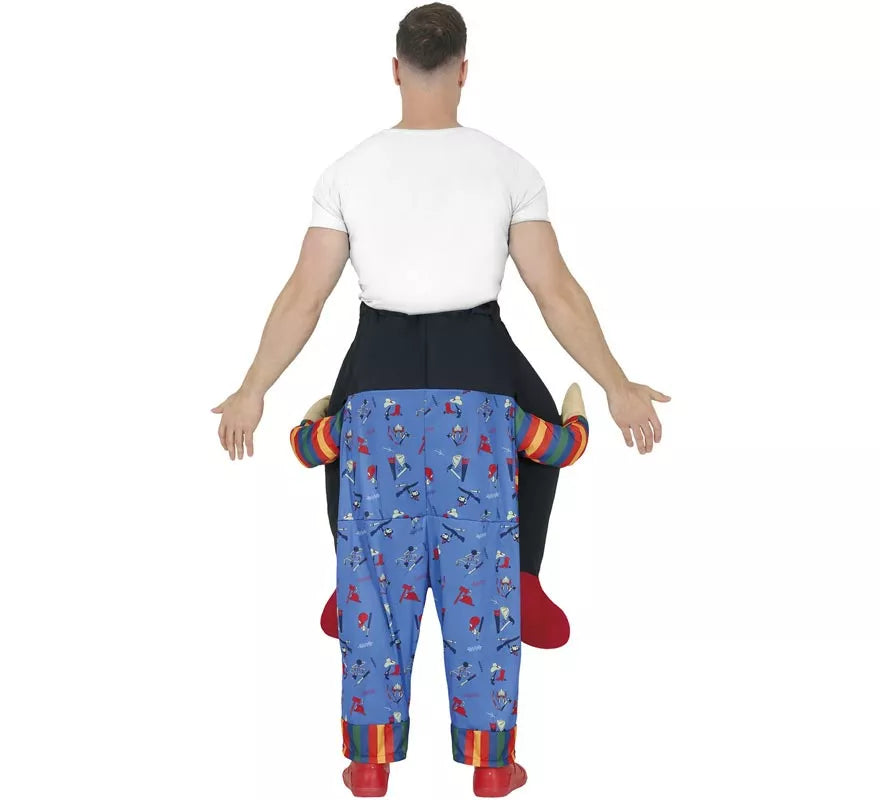 Disfraz de Muñecos Diabólicos a hombros para adulto