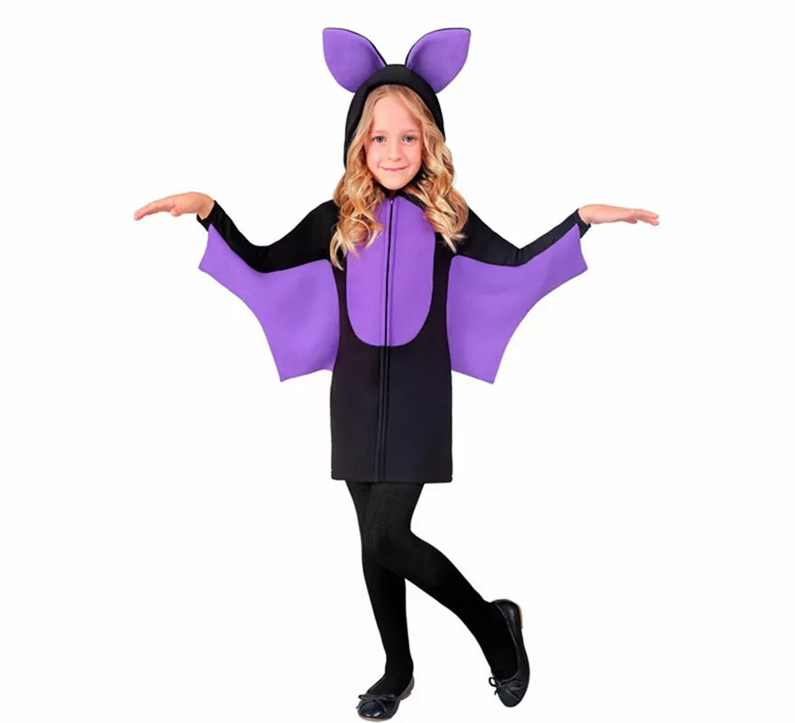 Translation missing: en.Disfraz de Murciélago morado para niña