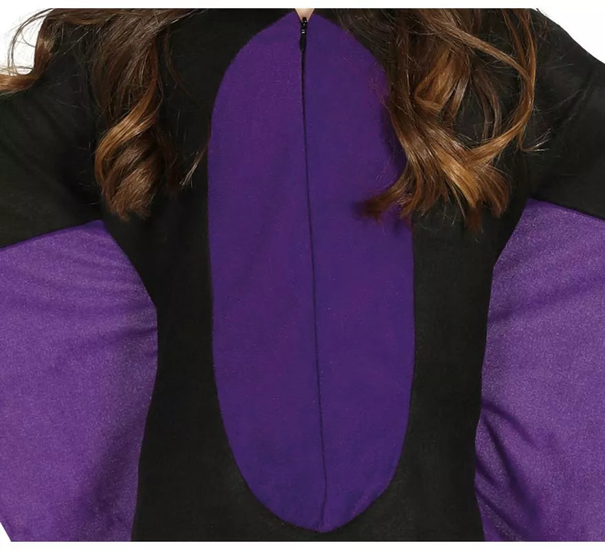 Disfraz de Murciélago morado para niña