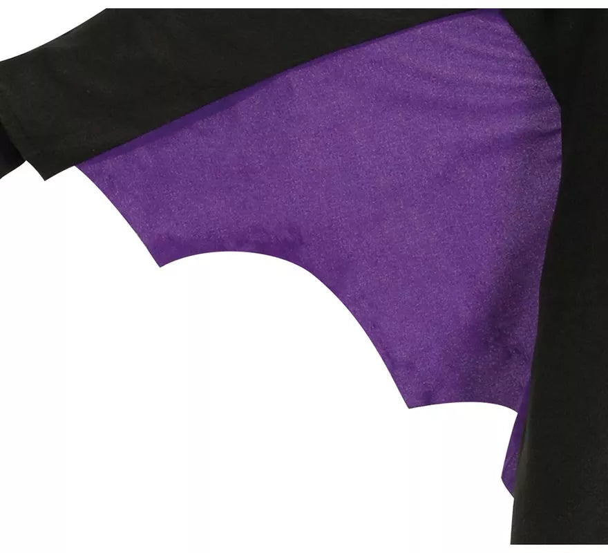 Disfraz de Murciélago morado para niña