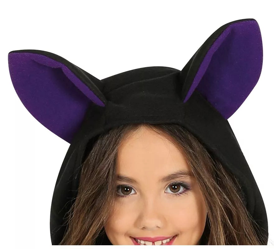 Disfraz de Murciélago morado para niña