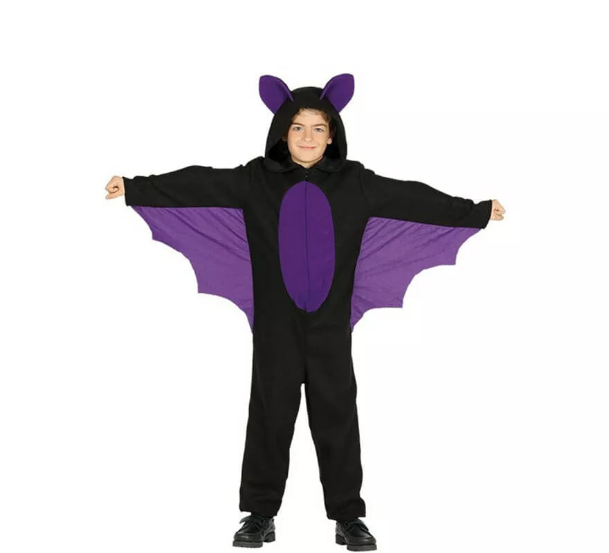 Disfraz de Murciélago morado para niño