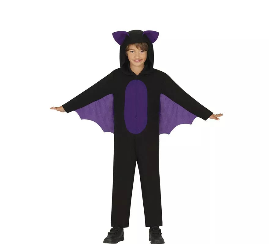 Disfraz de Murciélago morado para niño