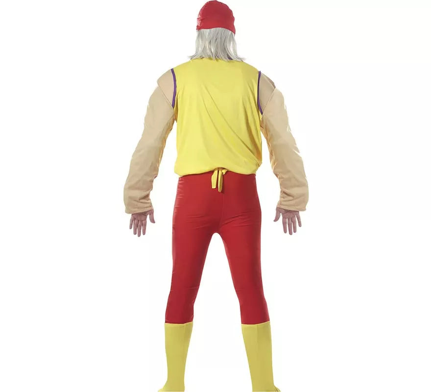 Disfraz de Musculoso de Lucha Libre para hombre