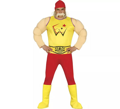 Disfraz de Musculoso de Lucha Libre para hombre
