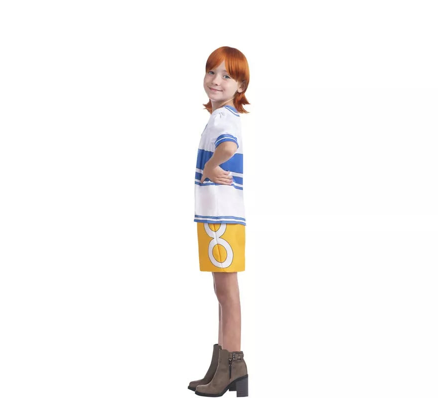 Disfraz de Nami de One Piece para niña