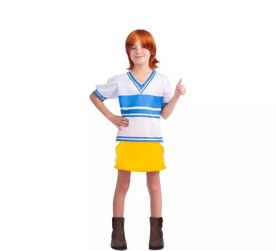 Disfraz de Nami de One Piece para niña