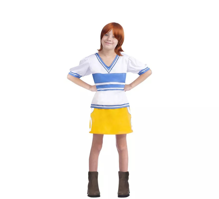 Disfraz de Nami de One Piece para niña