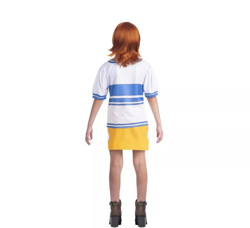 Disfraz de Nami de One Piece para niña
