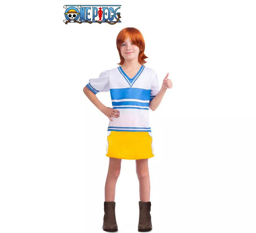 Disfraz de Nami de One Piece para niña
