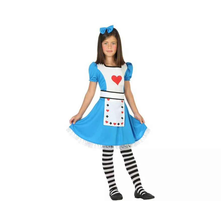 Translation missing: en.Disfraz de Niña del espejo con Corazones para niña